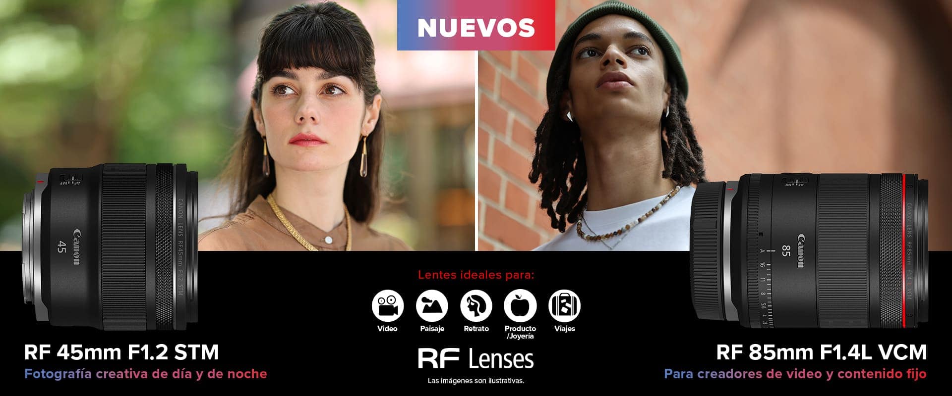 RF Lentes - Fotografía Creativa y Versátil