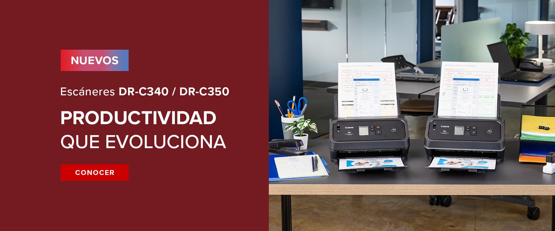 Escáneres DR-C340 / DR-C350 - Productividad que Evoluciona